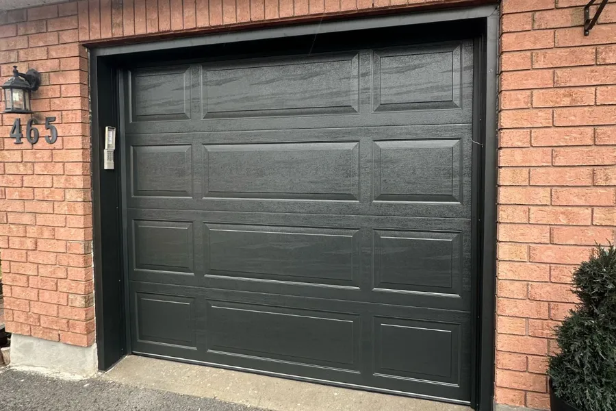 best garage door colour red brick