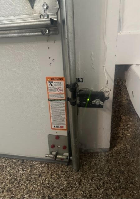 installing brand new garage door sensors in ottawa