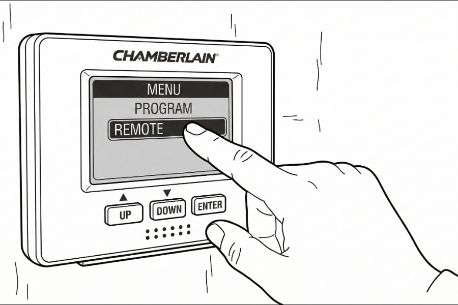 program chamberlain smart panel
