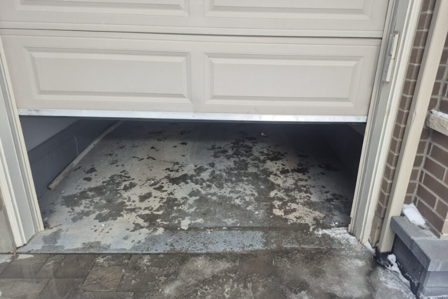 garage door bottom seal fixes