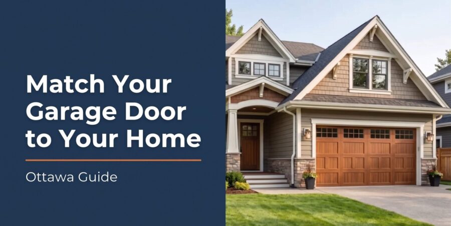 how to pick the right garage door style for your ottawa home